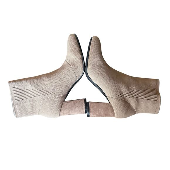 MIA Braxton Fly Knit Dark Sand Ankle Boots Women’s Size 8.5M NWOB - Picture 4 of 8